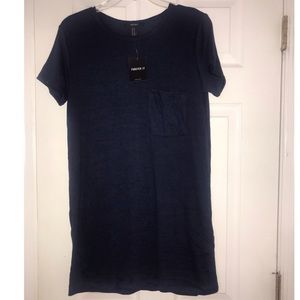 Navy blue T-shirt dress